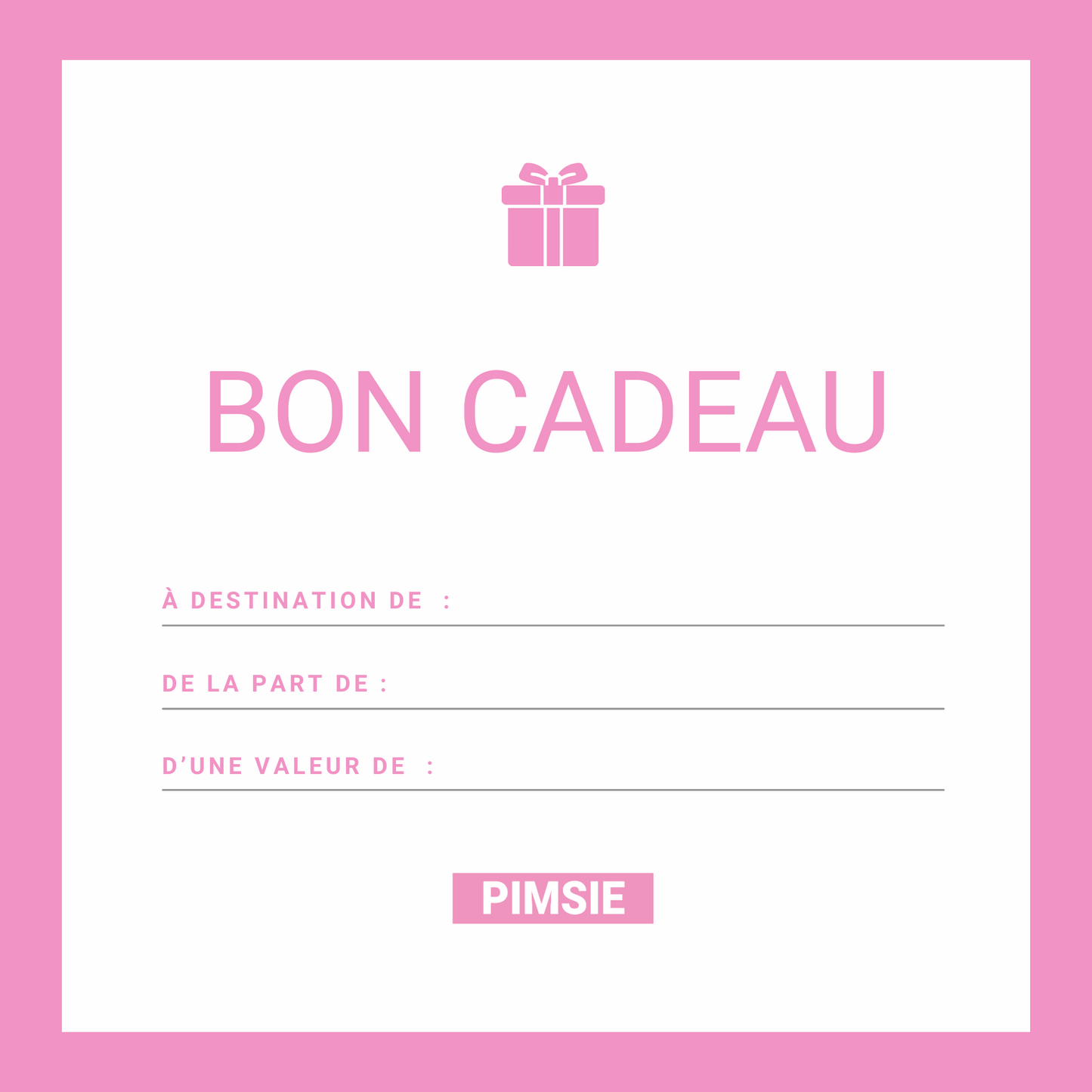 DE CADEAUBON PIMSIE