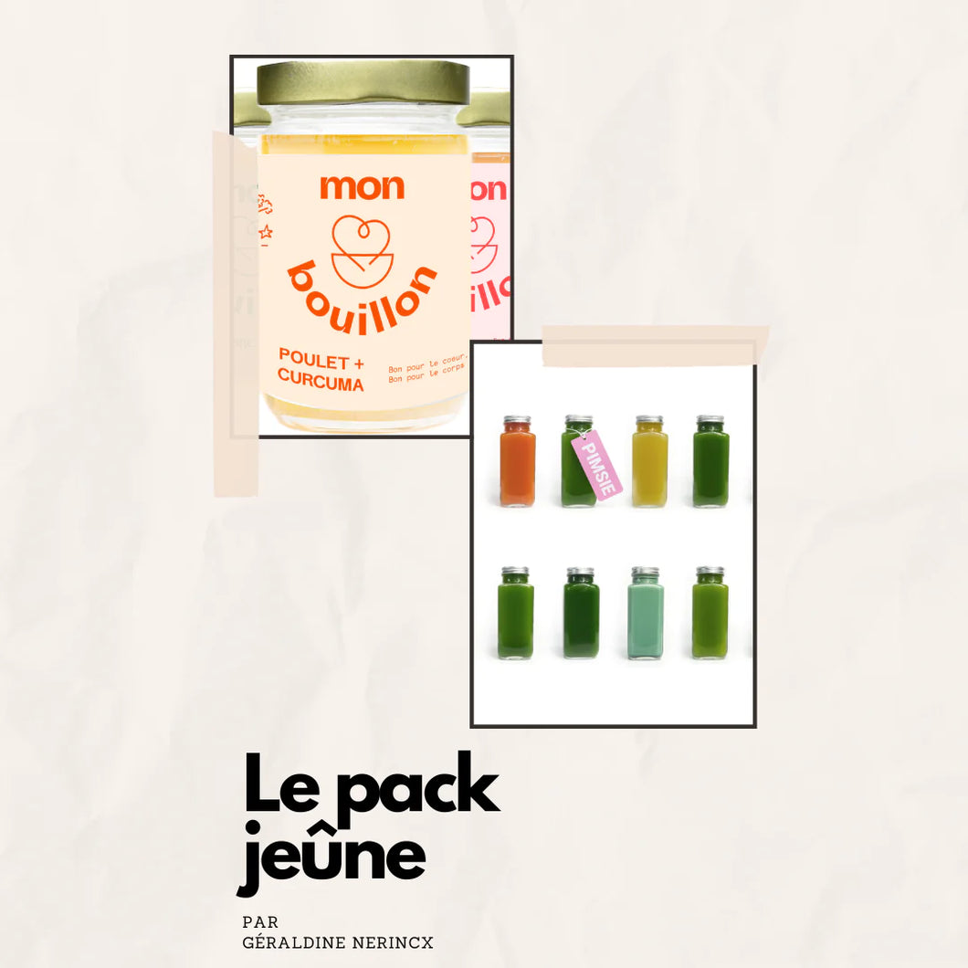 Pack spécial jeûne PIMSIE x Mon Bouillon par Géraldine Nerincx
